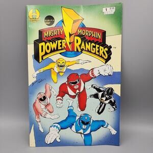 Mighty Morphin Power Rangers #1 1991 Hamilton Comics Includes Insert Card